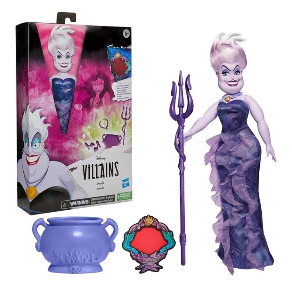 Disney Villains Ursula Fashion Barbie Doll Accessories and Removable Clothes